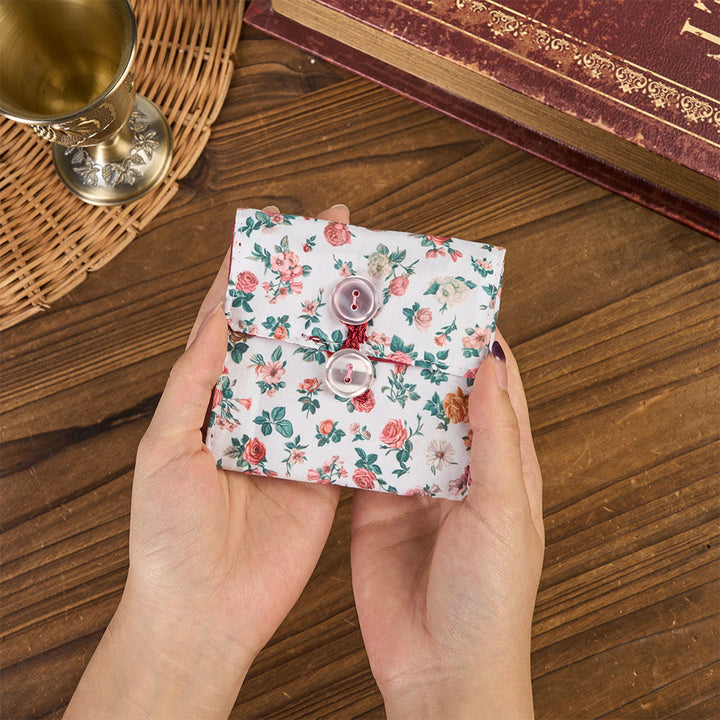 Christianartworkshop Sacoche de poche en tissu brodé 4 couleurs avec croix argentée incluse - image 7