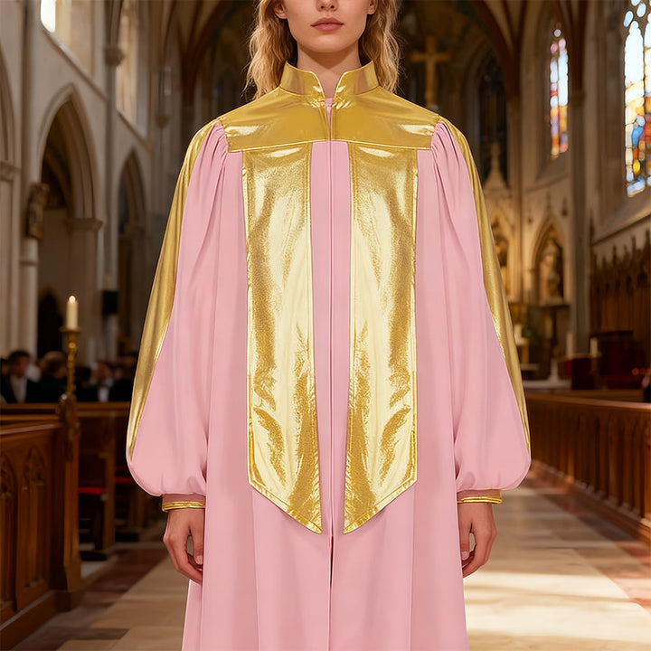 Robe de clergé ornée de dorures, signée Christianartworkshop : 7 couleurs pour une élégance liturgique - image 12