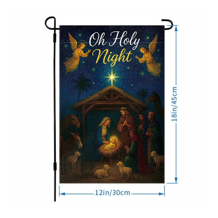 Christianartworkshop Crèche de Noël avec anges et étoile : Décoration de Noël et de foi - image 5