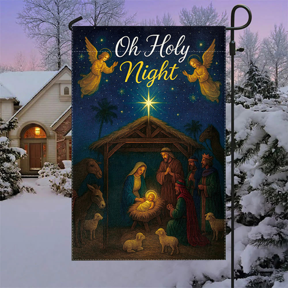 Christianartworkshop Crèche de Noël avec anges et étoile : Décoration de Noël et de foi - image 2