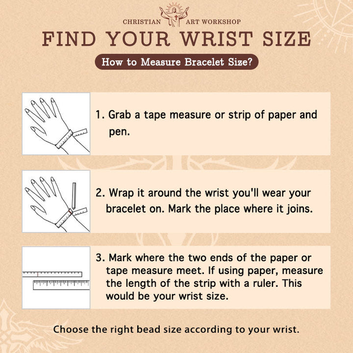 Christianartworkshop Bracelet Courage en Christ avec pierre œil de tigre et breloque croix : Priez sans crainte - image 7