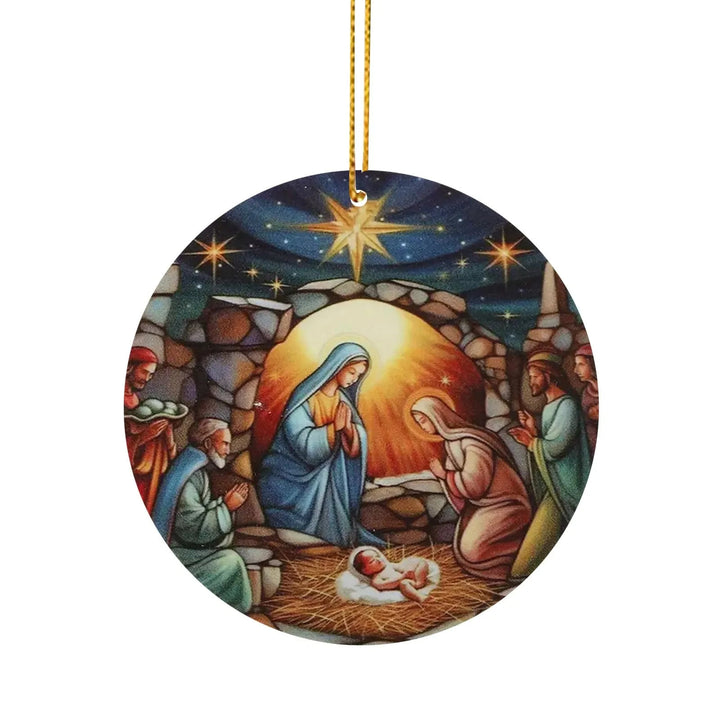 Christianartworkshop Crèche de Noël, décorations du Christ, ornements C - image 7