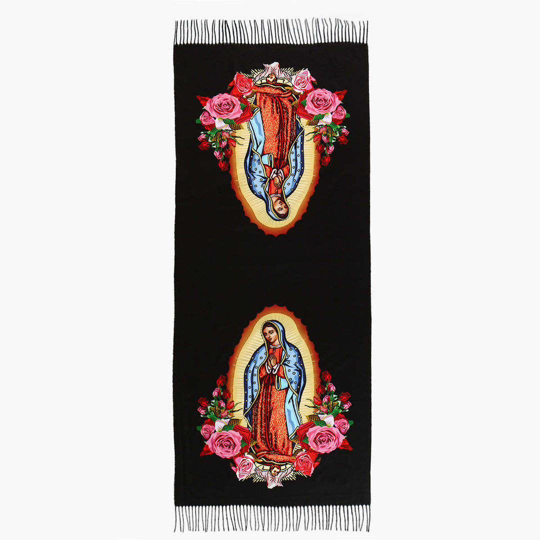 Christianartworkshop Châle de prière inspiré par la foi et représentant la Vierge Marie : symbole d’espoir et de dévotion - 70,87''*27,56''/180*70cm - image 0