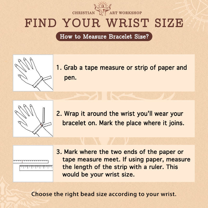 Christianartworkshop Bracelet commémoratif pour animaux de compagnie en agate marbrée, représentant un chat calico et saint Benoît. - image 6