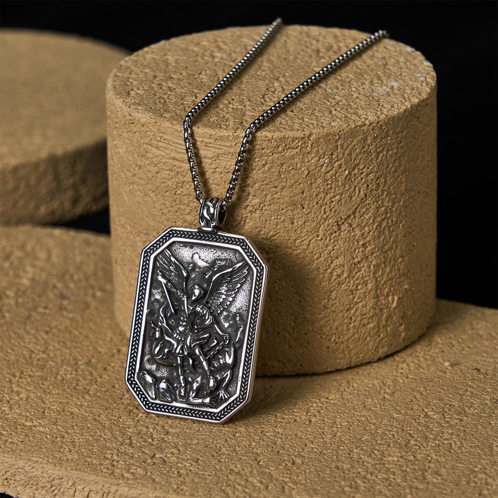 Christianartworkshop Coffret Saint Michel Gardien et Bénédiction de Grâce pour la prière et la réflexion de poche - image 1