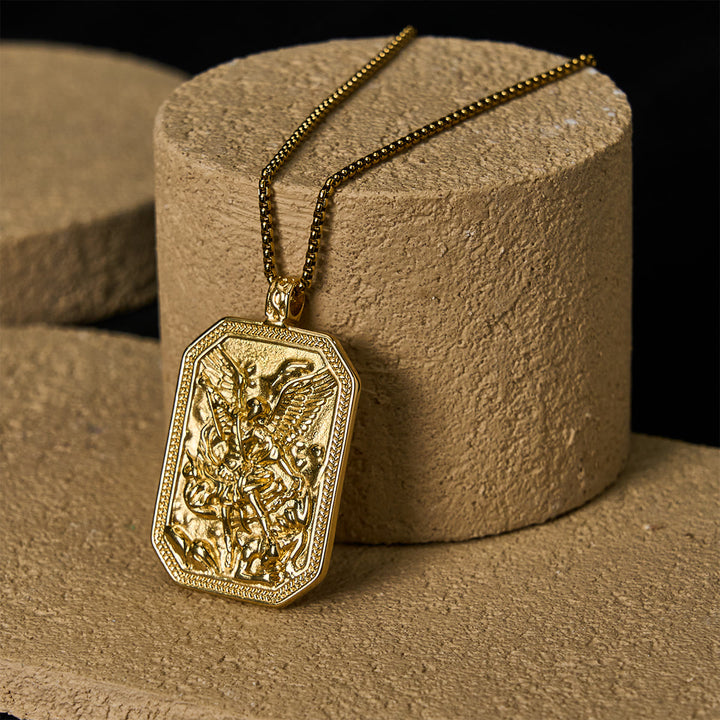 Christianartworkshop Coffret Saint Michel Gardien et Bénédiction de Grâce pour la prière et la réflexion de poche - image 12