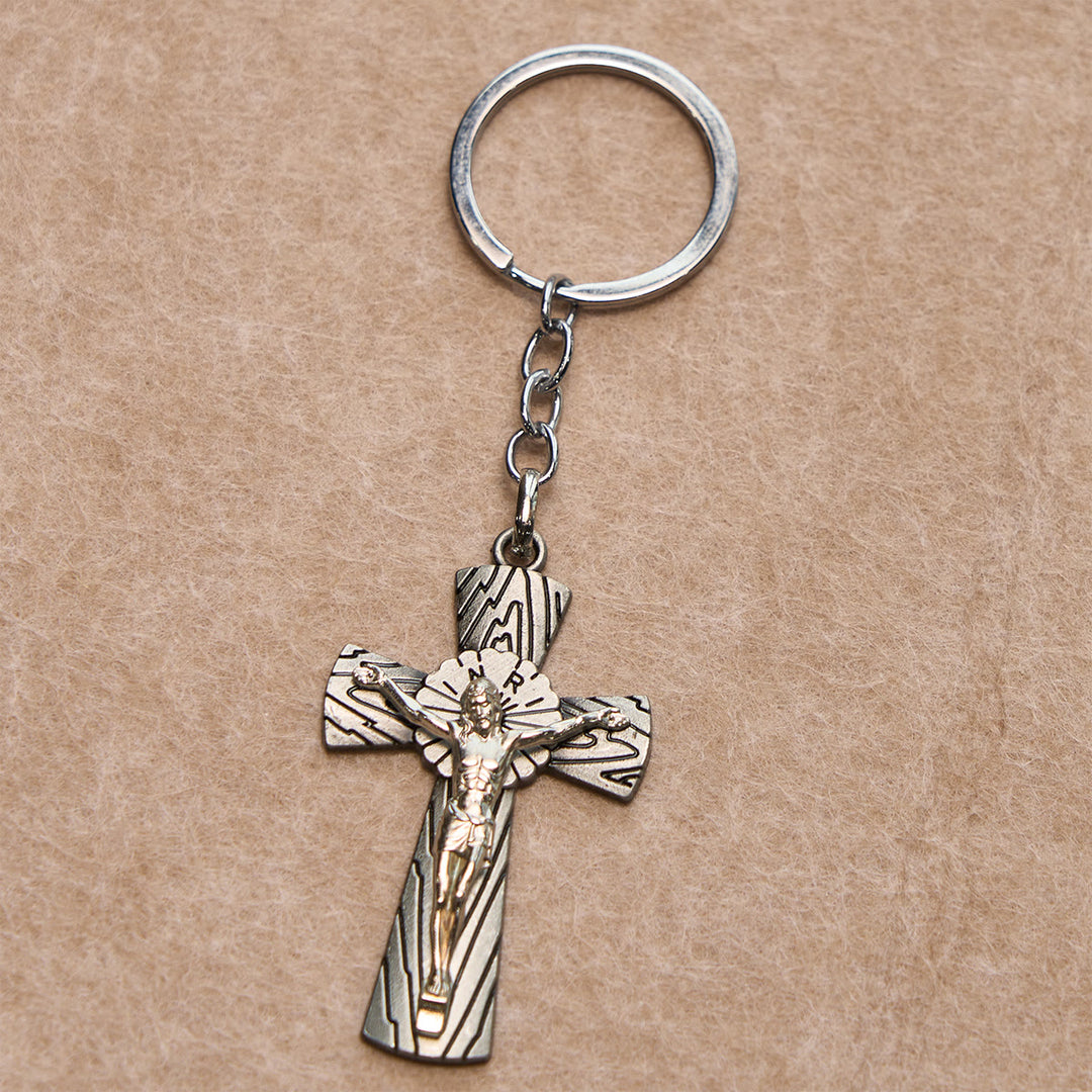 Christianartworkshop Coffret de bénédiction Croix Rouge et Or avec Vierge Marie et verset biblique : Vivez dans la grâce - image 6