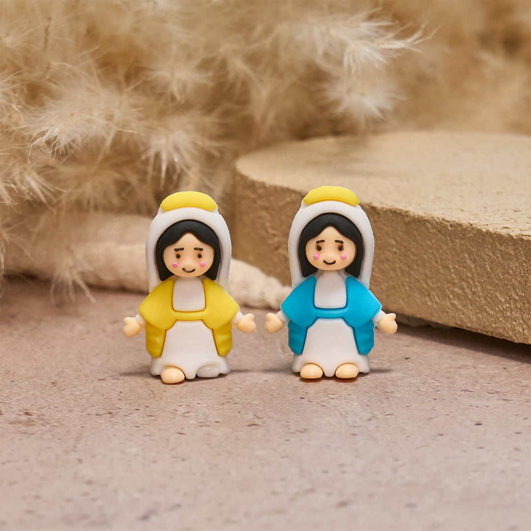 Christianartworkshop Figurines de la Vierge Marie en 6 couleurs : Le sourire de Marie, Calme quotidien - image 3