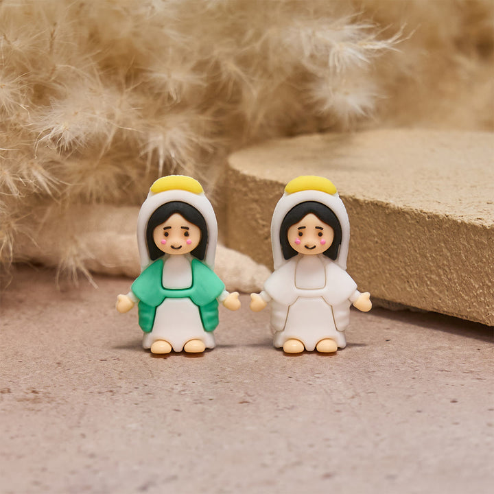 Christianartworkshop Figurines de la Vierge Marie en 6 couleurs : Le sourire de Marie, Calme quotidien - image 5