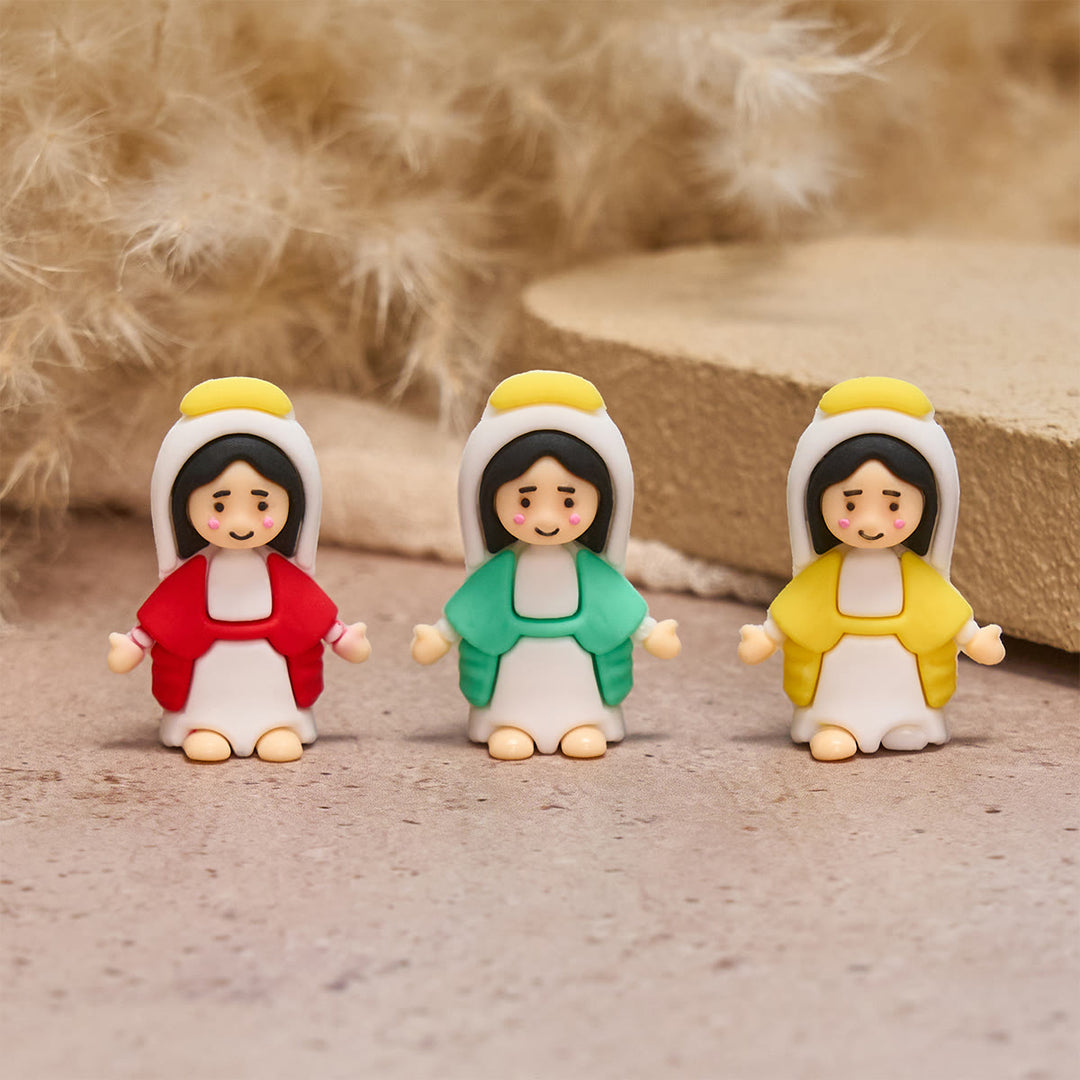 Christianartworkshop Figurines de la Vierge Marie en 6 couleurs : Le sourire de Marie, Calme quotidien - image 2