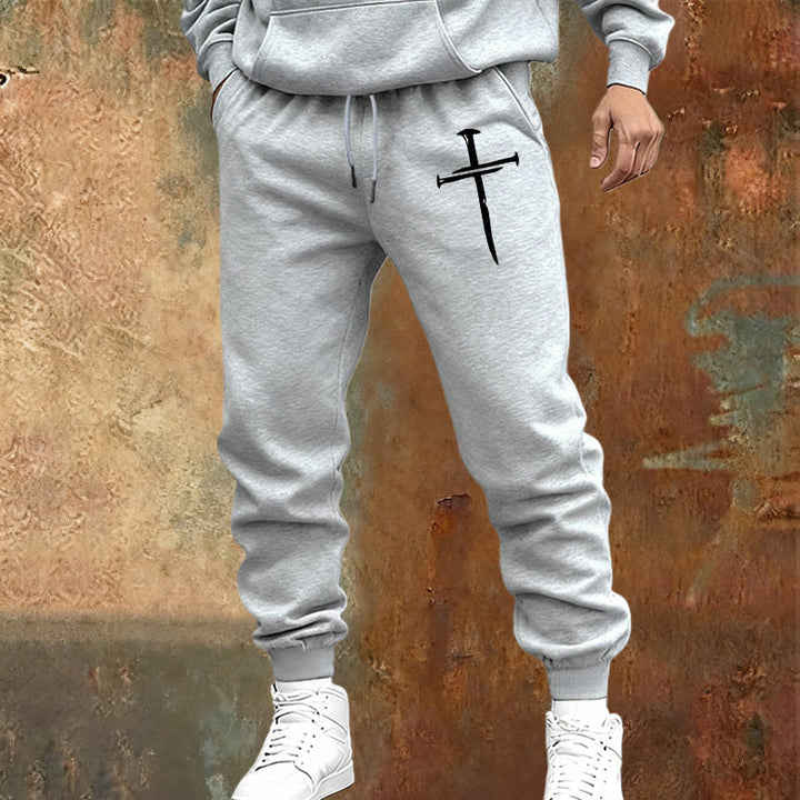 Pantalon de survêtement Croix Épée de Christianartworkshop : Une foi élégante pour tous les moments du quotidien - image 13