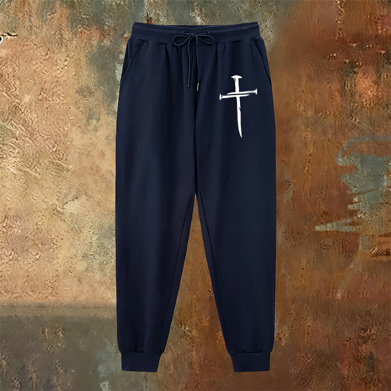Pantalon de survêtement Croix Épée de Christianartworkshop : Une foi élégante pour tous les moments du quotidien - image 6