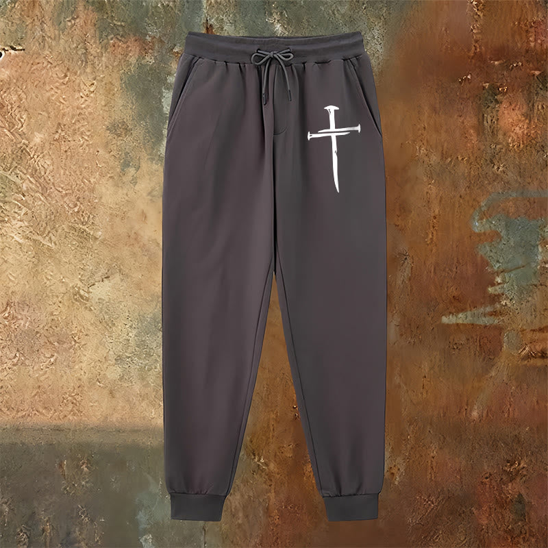 Pantalon de survêtement Croix Épée de Christianartworkshop : Une foi élégante pour tous les moments du quotidien - image 18