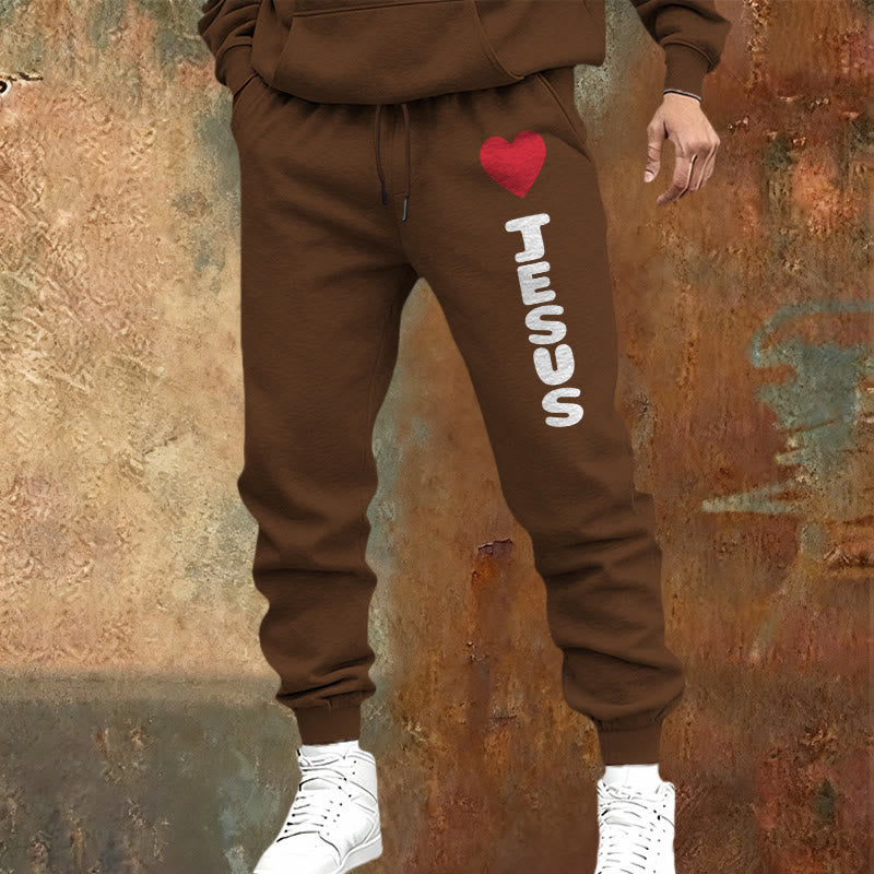 Pantalon de survêtement Christianartworkshop Heart for Jesus : à porter au quotidien avec une affection fidèle - image 21