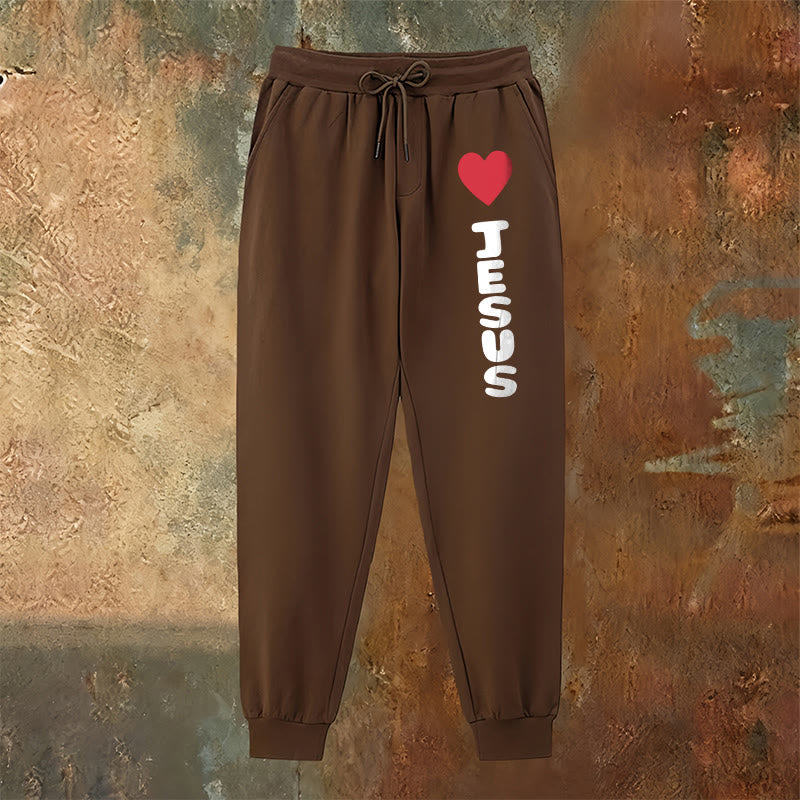 Pantalon de survêtement Christianartworkshop Heart for Jesus : à porter au quotidien avec une affection fidèle - image 22