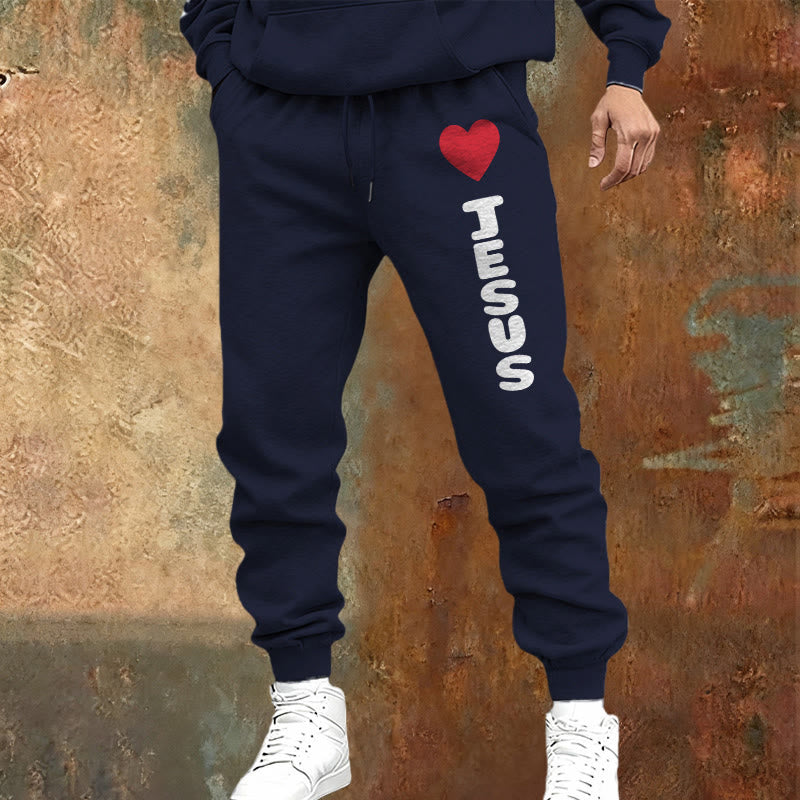 Pantalon de survêtement Christianartworkshop Heart for Jesus : à porter au quotidien avec une affection fidèle - image 13
