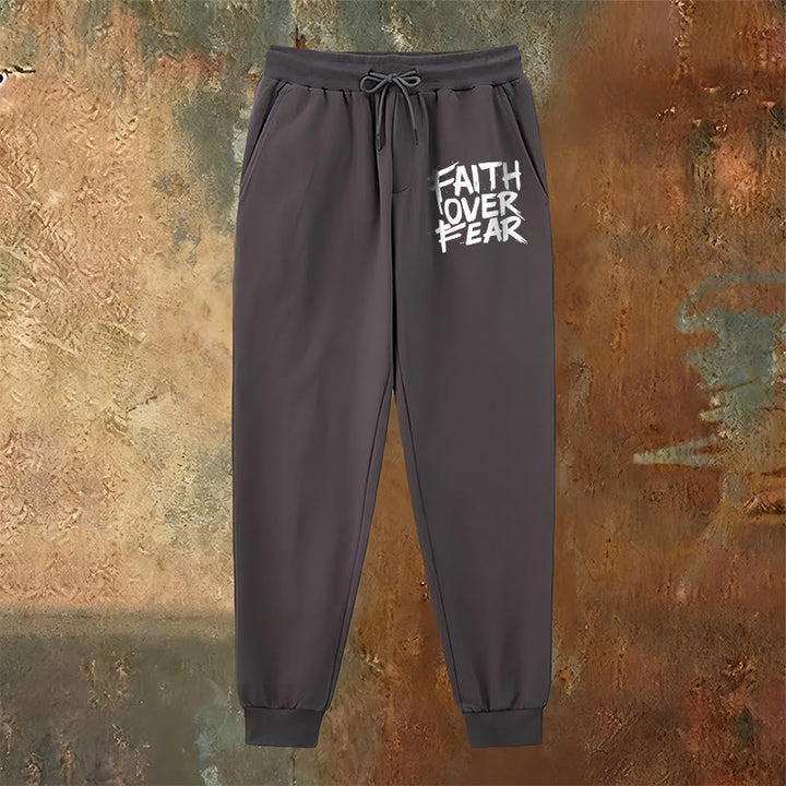 Christianartworkshop Pantalon de survêtement « La foi plutôt que la peur » : À porter au quotidien avec courage spirituel - image 22