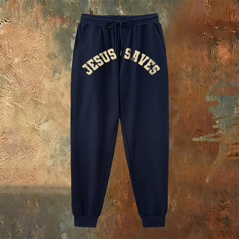 Christianartworkshop Pantalon de survêtement Jésus sauve : un rappel quotidien de la rédemption divine - image 2