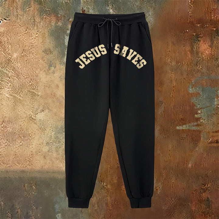 Christianartworkshop Pantalon de survêtement Jésus sauve : un rappel quotidien de la rédemption divine - image 6
