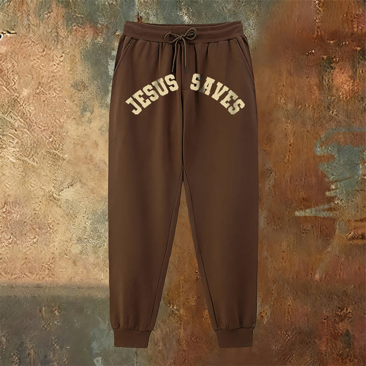 Christianartworkshop Pantalon de survêtement Jésus sauve : un rappel quotidien de la rédemption divine - image 22