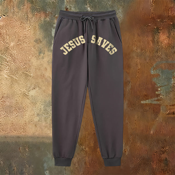 Christianartworkshop Pantalon de survêtement Jésus sauve : un rappel quotidien de la rédemption divine - image 14