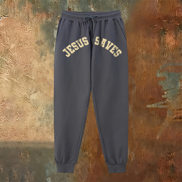 Christianartworkshop Pantalon de survêtement Jésus sauve : un rappel quotidien de la rédemption divine - image 10