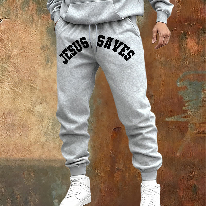 Christianartworkshop Pantalon de survêtement Jésus sauve : un rappel quotidien de la rédemption divine - image 17