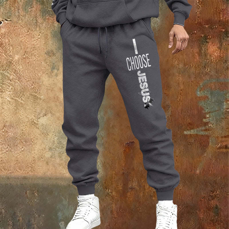 Atelier d'art chrétien - Pantalon de survêtement « Je choisis Jésus » : À porter au quotidien avec un engagement fidèle - image 9