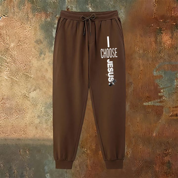 Atelier d'art chrétien - Pantalon de survêtement « Je choisis Jésus » : À porter au quotidien avec un engagement fidèle - image 22