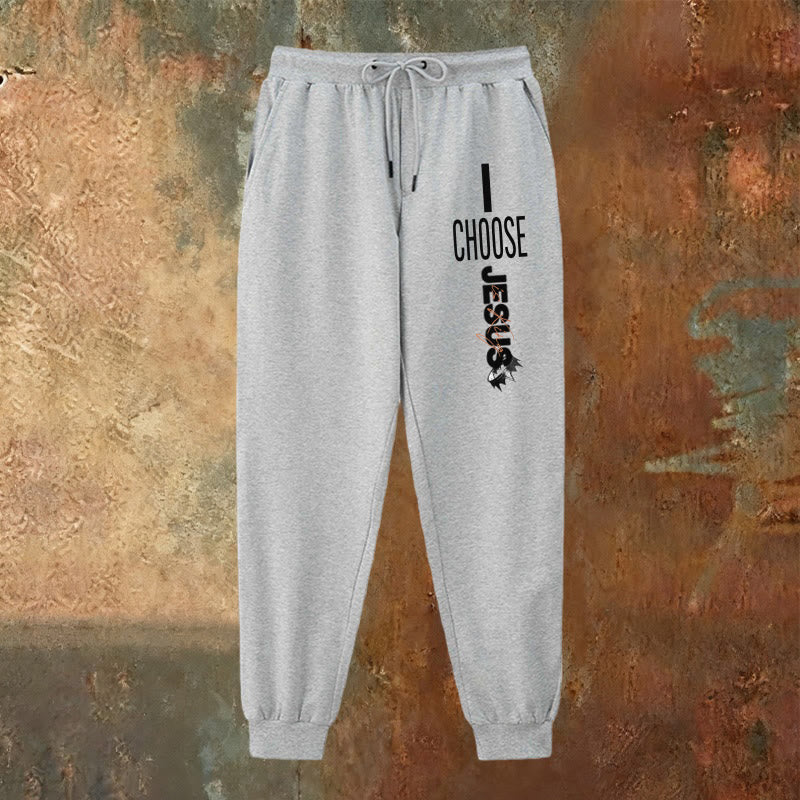 Atelier d'art chrétien - Pantalon de survêtement « Je choisis Jésus » : À porter au quotidien avec un engagement fidèle - image 18