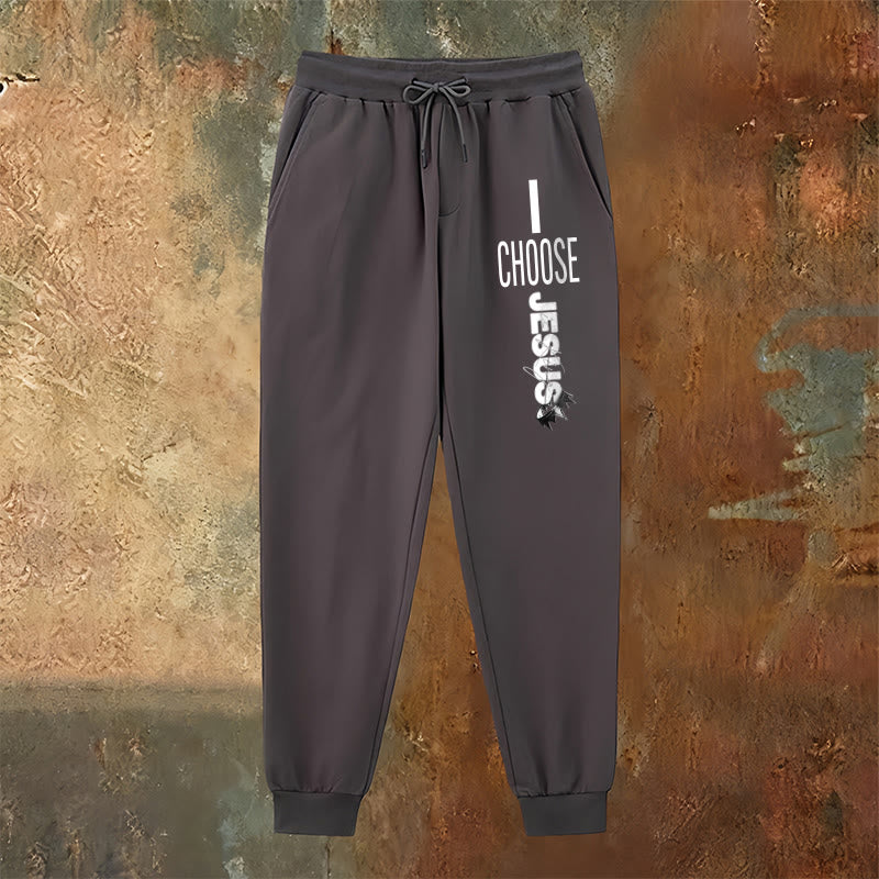 Atelier d'art chrétien - Pantalon de survêtement « Je choisis Jésus » : À porter au quotidien avec un engagement fidèle - image 14