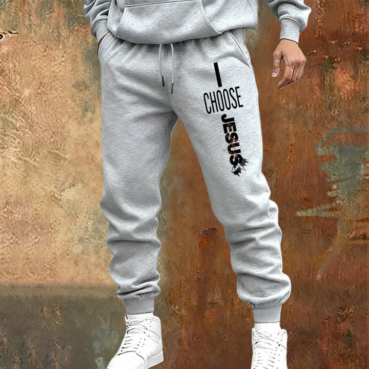 Atelier d'art chrétien - Pantalon de survêtement « Je choisis Jésus » : À porter au quotidien avec un engagement fidèle - image 17