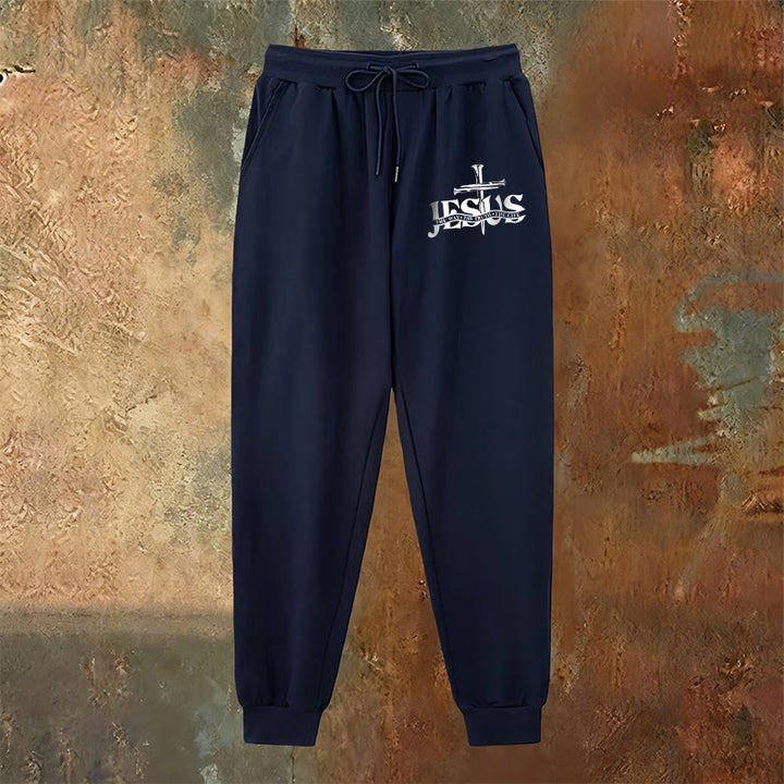Christianartworkshop Pantalon de survêtement Jésus Épée Foi : Une foi élégante pour les moments du quotidien - image 6