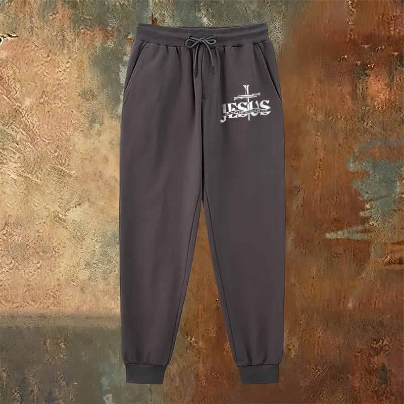 Christianartworkshop Pantalon de survêtement Jésus Épée Foi : Une foi élégante pour les moments du quotidien - image 14