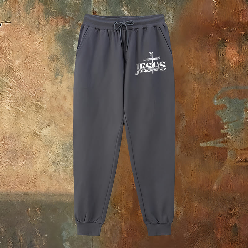Christianartworkshop Pantalon de survêtement Jésus Épée Foi : Une foi élégante pour les moments du quotidien - image 10