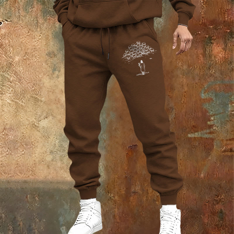 Christianartworkshop Pantalon de survêtement Good Shepherd Faith : À porter au quotidien avec soin spirituel - image 1