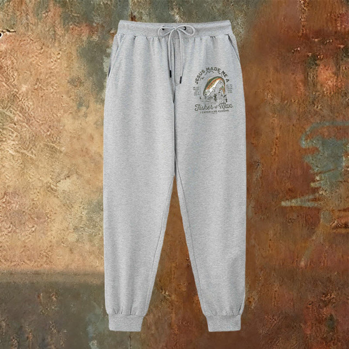 Christianartworkshop Pantalon de survêtement Fisher of Men Faith : Un vêtement du quotidien porteur d'une mission spirituelle - image 2