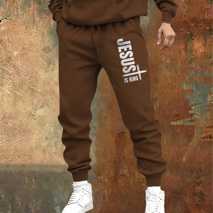 Pantalon de survêtement Christianartworkshop « Jésus est roi » : À porter au quotidien avec une foi royale - image 9