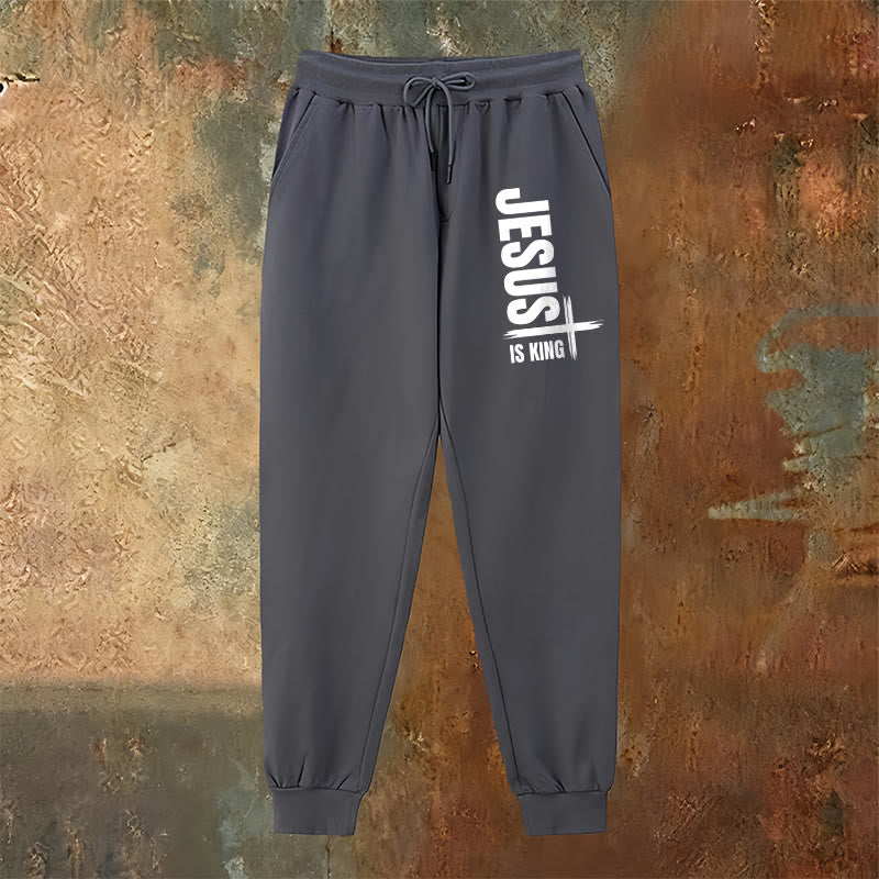 Pantalon de survêtement Christianartworkshop « Jésus est roi » : À porter au quotidien avec une foi royale - image 14