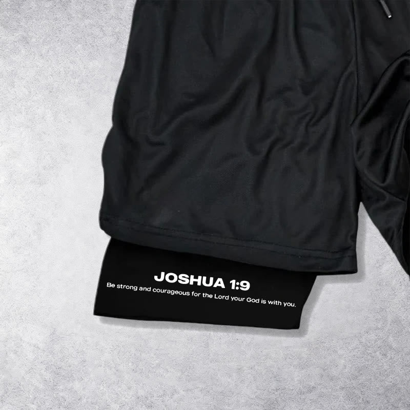 Christianartworkshop Josué 1:9 Lion Performance Shorts - image 2