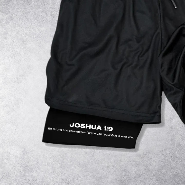 Christianartworkshop Josué 1:9 Lion Performance Shorts - image 2