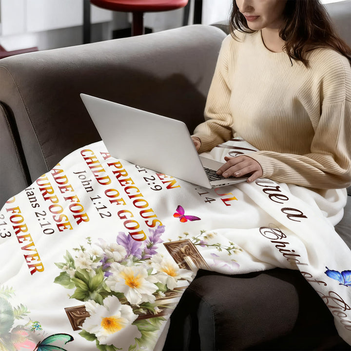 Christianartworkshop Tapisserie « Enfant de Dieu » avec Écriture et Croix : Inspiration biblique et décoration chaleureuse pour la maison - image 3