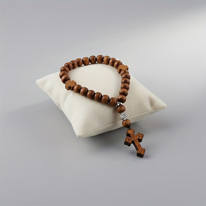 Christianartworkshop Croix en bois pour voiture « Voyage fidèle » : Conduisez en toute paix. - image 8