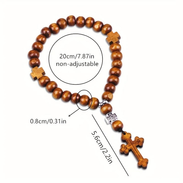 Christianartworkshop Croix en bois pour voiture « Voyage fidèle » : Conduisez en toute paix. - image 10