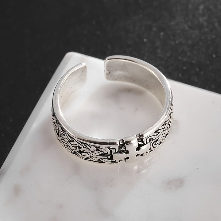 Bague Croix Celtique Christianartworkshop : Foi Intemporelle et Dévotion Intime - image 2