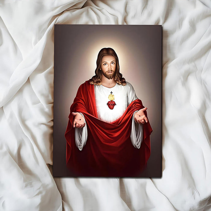 Christianartworkshop Affiches murales représentant le Cœur de Jésus : une chaleur spirituelle pour les foyers croyants - image 4