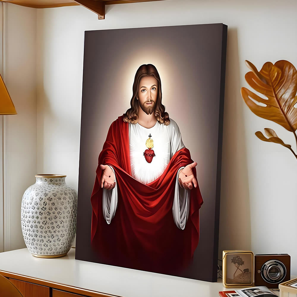 Christianartworkshop Affiches murales représentant le Cœur de Jésus : une chaleur spirituelle pour les foyers croyants - image 3