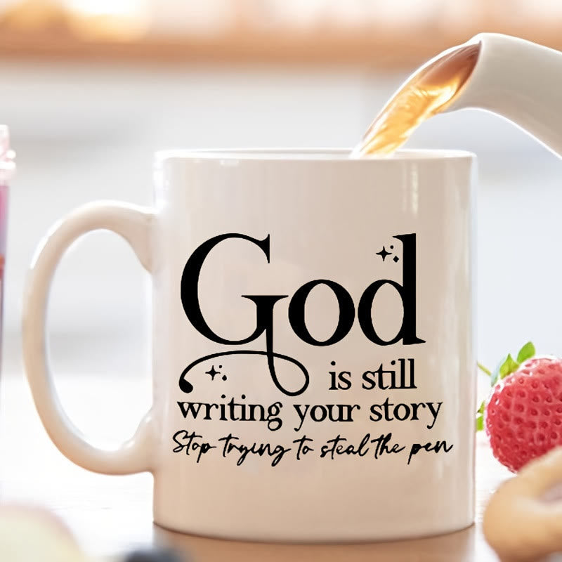 Christianartworkshop Mug « Style de vie spirituel : Dieu écrit encore » : Fusionnez foi et routine quotidienne - image 1