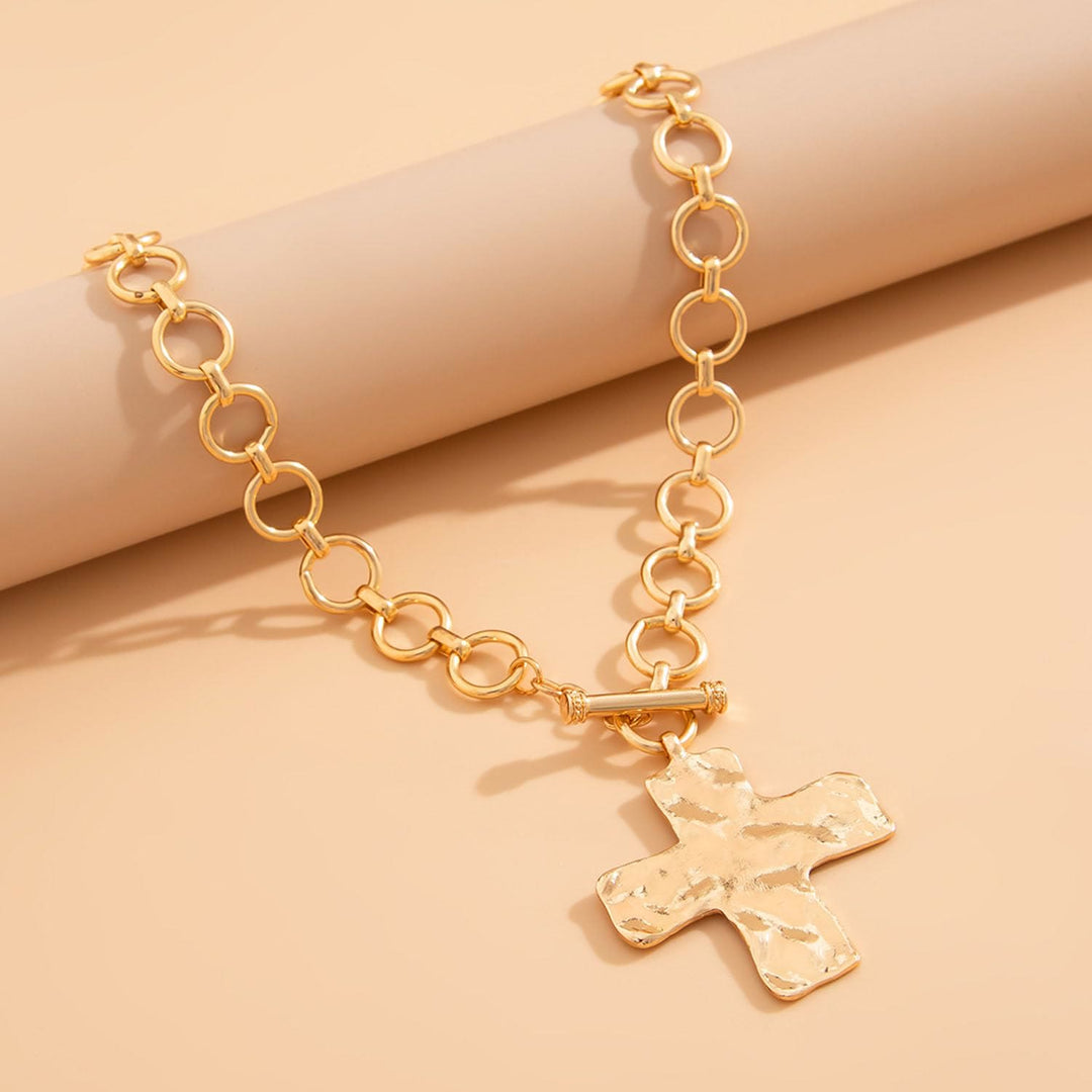 Christianartworkshop Collier de la série Croix martelée : Foi contemporaine et dévotion élégante - image 13