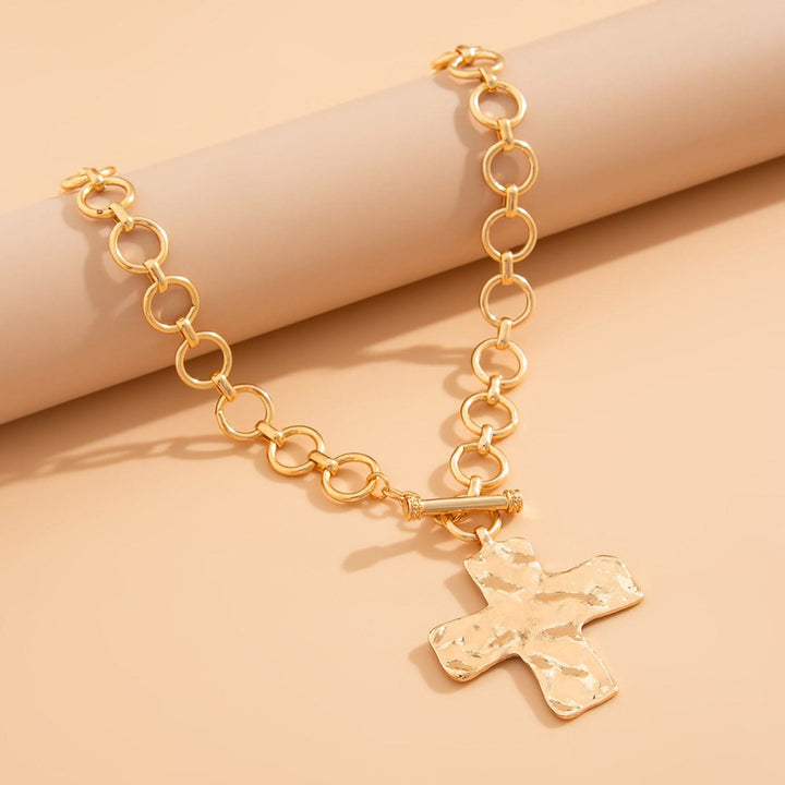 Christianartworkshop Collier de la série Croix martelée : Foi contemporaine et dévotion élégante - image 13